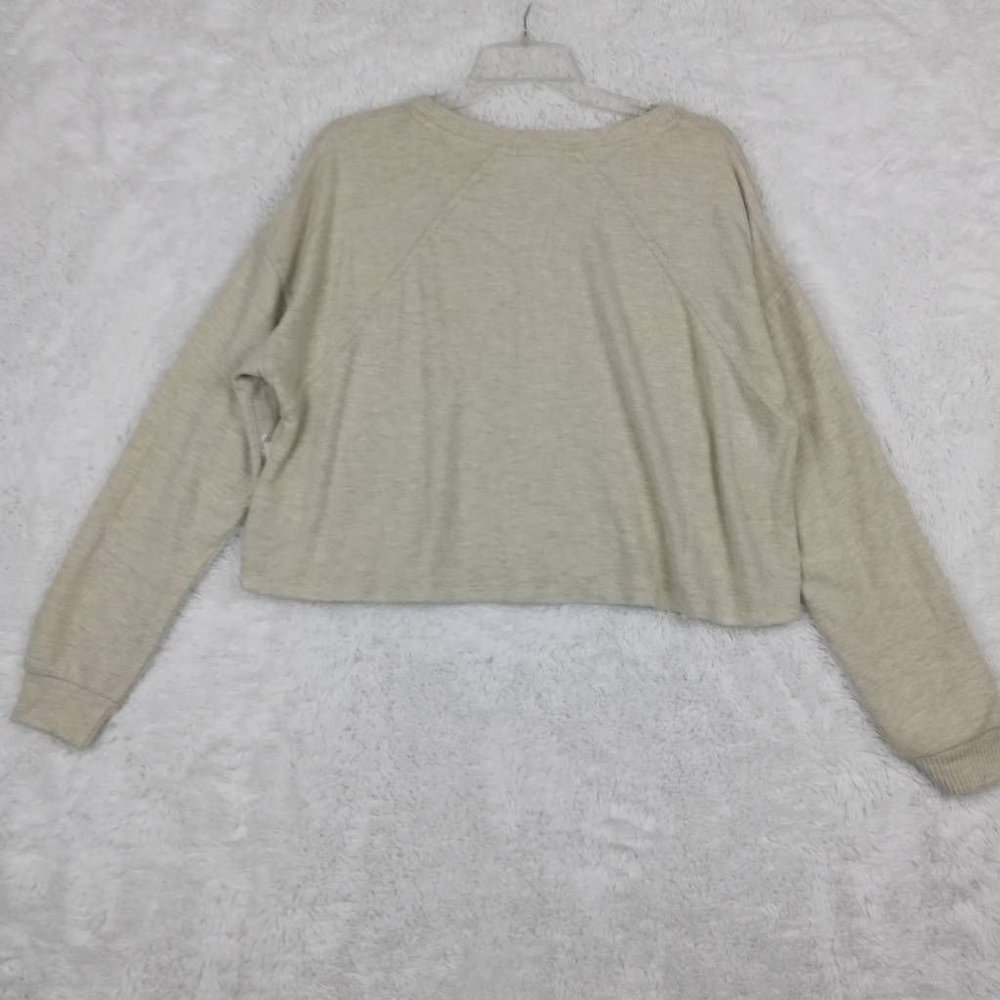Bp Womens‎ Pullover Sweater Beige Long Sleeve Jewel Neck Tight Knit L New - Picture 2 of 8